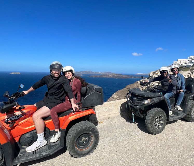 Santorini: ATV-Quad Experience Tour + Transportation - Hidden cave chapel and the off-road push to Vlichada
