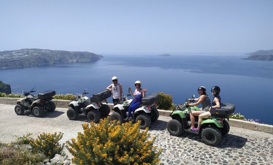 Santorini: ATV-Quad Experience Tour + Transportation - Training, safety, and how to handle the quad like a pro