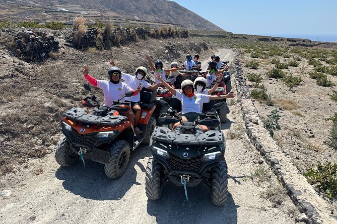 Santorini ATV-Quad Off-road Experience Tour with Transportation - Akrotiri’s caldera, the Red Beach, and switching roads like locals do