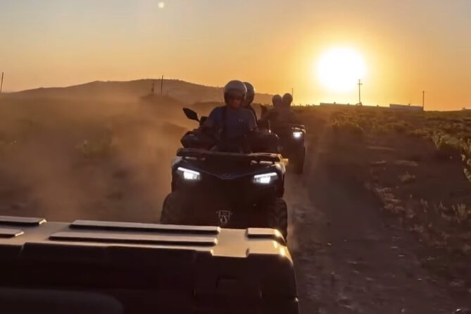 Santorini ATV-Quad Off-road Experience Tour with Transportation - Vlychada and Eros Beach: the swim option and a quiet water break