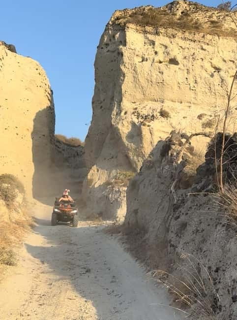 Santorini: ATV-Quad Off-Road Safari with Hidden Trails - Pickup, ride duration, and how morning vs evening changes the feel