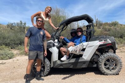 Scottsdale, UTV Sand Buggy Off-Road Tour in The Sonoran Desert - How the Saguaro Lake and Four Peaks views fit into the route