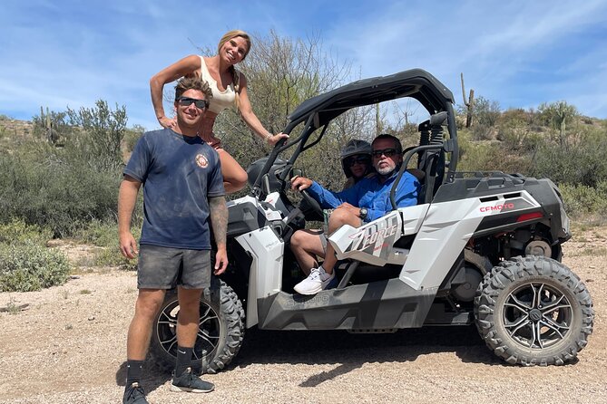 Scottsdale, UTV Sand Buggy Off-Road Tour in The Sonoran Desert - How the Saguaro Lake and Four Peaks views fit into the route