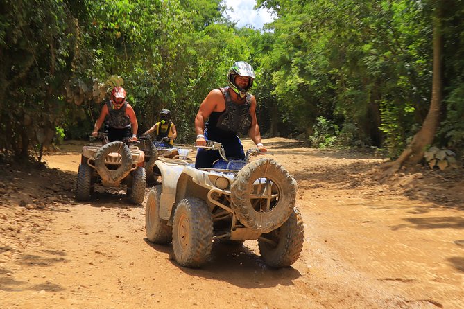 Selvatica Park Ziplines, Cenote, and ATV Tour From Cancun and Riviera Maya - Bungee swing and a parachute-style jump: for the fearless (or the curious)