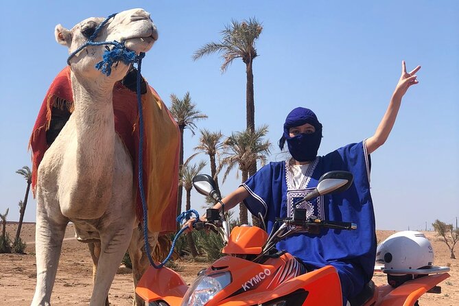 Sensational quad and camel ride in the palm grove - Two hours of quad riding through palm grove and Berber villages