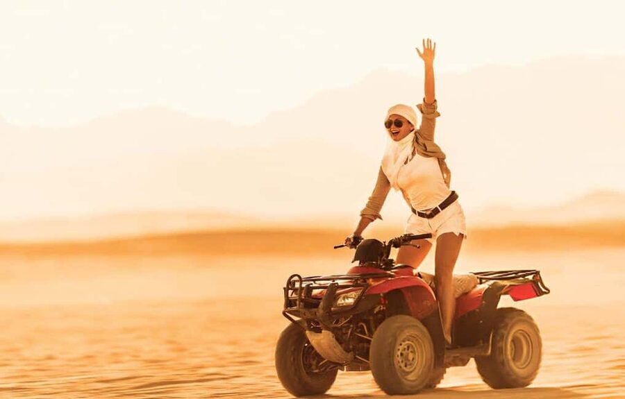 Sharm El Sheikh: ATV Dunes & Waves Adventure with Lunch - A full-day combo: desert adrenaline, Bedouin tea, and Red Sea rides
