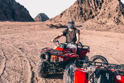 Sharm: Quad Bike or Car Buggy, Camel ride & optional VIP Bedouin Dinner & Show - Quad Bike or Dune Buggy Hour: Riding, Dust, and Real-World Control