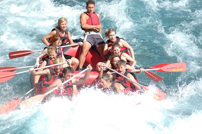 Side Combo Tour 3 in 1 Adventure Rafting Quad Zipline Exprience - White-water rafting on the Köprülü Canyon stretch: cold water and teamwork