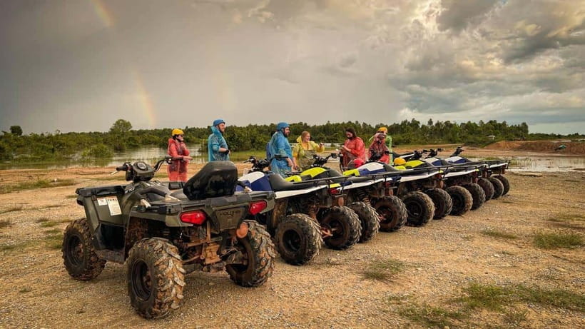 Siem Reap: Countryside Khmer village Tour by Quad Bike & ATV - Buddhist Temple Stops: Colorful Detail With a Friendly Guide