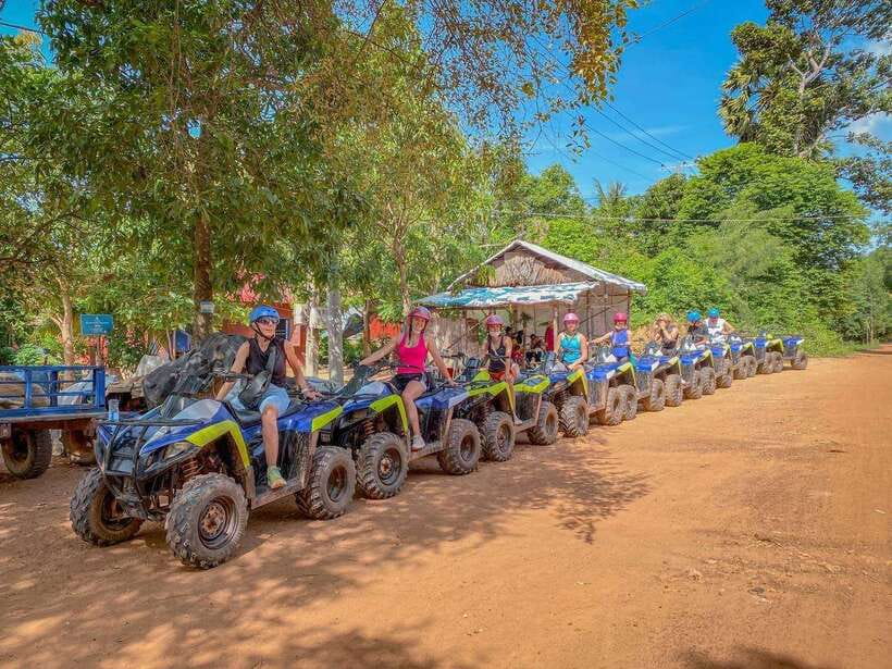 Siem Reap: Countryside Khmer village Tour by Quad Bike & ATV - Crocodile Farm: Wildlife Up Close, Not Just a Photo Stop