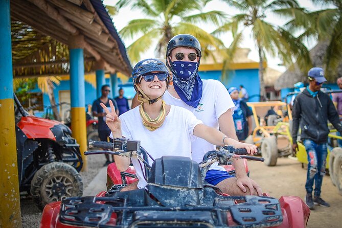 Small group ATV Adventure to Water Cave and Macao Beach - Stop 1: Bavaro Racing Punta Cana and the first prep block