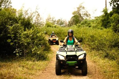 South Mauritius Day Trip: Quad and Sea - Quad biking the South: Natural Bridge, Souffleur, palm forest, and coastal stops