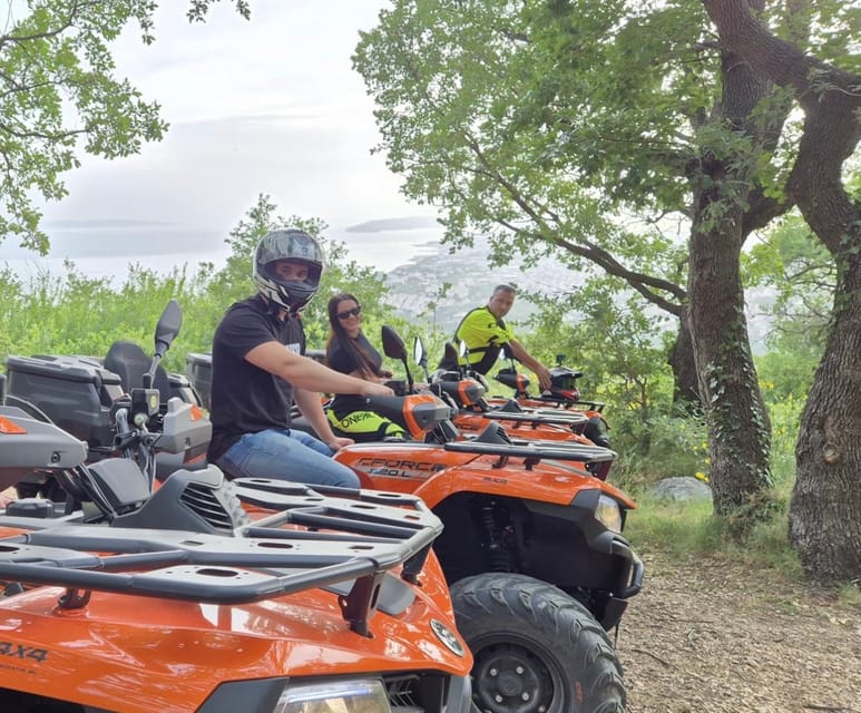 SPLIT: ATV Panorama Tour Podstrana & Horses - Sunset Tour Finish: Snack, Drinks, and a View Worth Slowing Down For