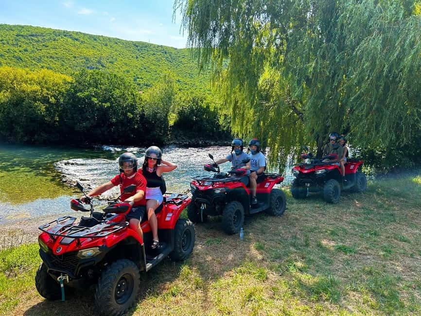 Split: ATV Quad Tour with waterfall swim - Riding along the Cetina River: variety after the springs
