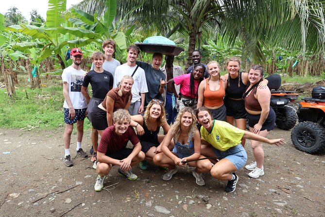St Lucia ATV Tour : Waterfall, Plantation, Beach and Distillery - The plantation portion: meeting Farmer Peter and sampling farm life