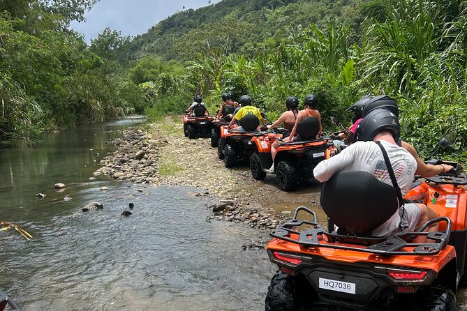 St Lucia ATV Tour : Waterfall, Plantation, Beach and Distillery - The waterfall moment: what to expect on the 3-hour tour