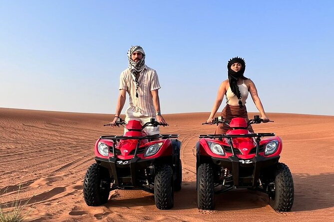 Sunrise Desert safari With Quad bike ride Sandboard & Camel ride - Key Highlights You’ll Feel Immediately
