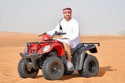 Sunrise Desert safari With Quad bike ride Sandboard & Camel ride - Quad Bike Self-Drive: Your 30 Minutes of Sand Speed