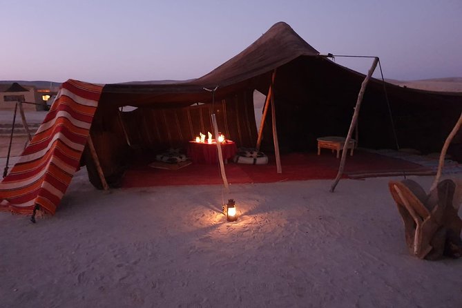 Sunset Camel Ride Quad Tour In Agafay Desert With Dinner - Herb tea, blue robes, and the nomad photo moment