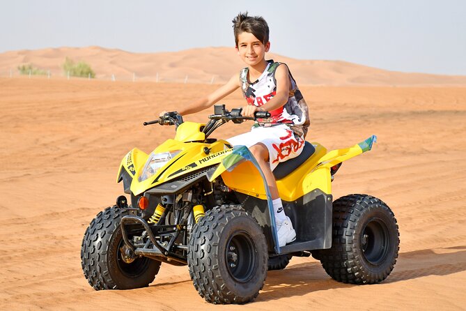 Sunset Desert Safari Quad bike Camel ride Sand Board & BBQ Dinner - Sheesha and the Entertainment Factor