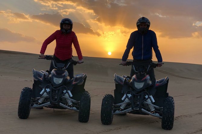 Sunset Quad Bike Tour Dubai (Deep desert ride , sunset in desert) - Getting ready on the quad: instructions before you hit the dunes