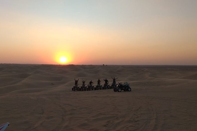 Sunset Quad Bike Tour Dubai (Deep desert ride , sunset in desert) - The deep desert ride: how the guide pacing works