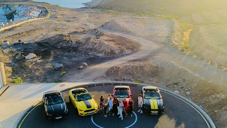 Sunset tour of Mount Teide on a quad bike and in a Mustang convertible - Where you start in Costa Adeje, and how the pickup really works