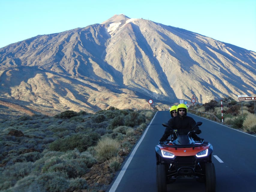 Tenerife: Guided Quad Bike Tour to Teide National Park - Weather and the sunset return: gray to gold is real here