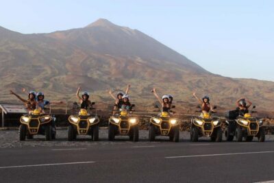 Tenerife: QUAD excursion TEIDE volcano - Fun Teide Quad start in Valle San Lorenzo (and how safety is handled)