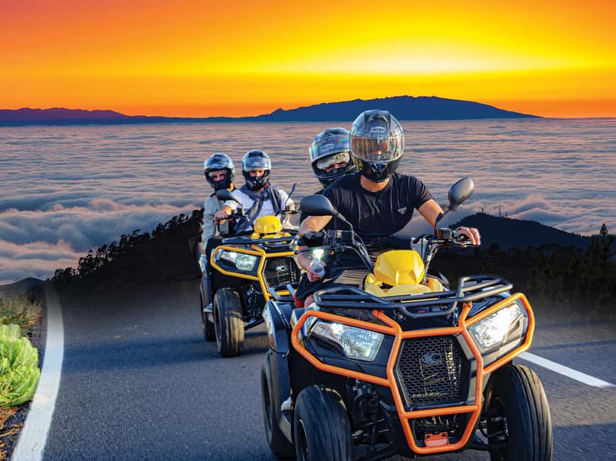 Tenerife: Teide Mountain On-Road Guided Quad Tour with drink - Getting ready in Chío: what you must bring