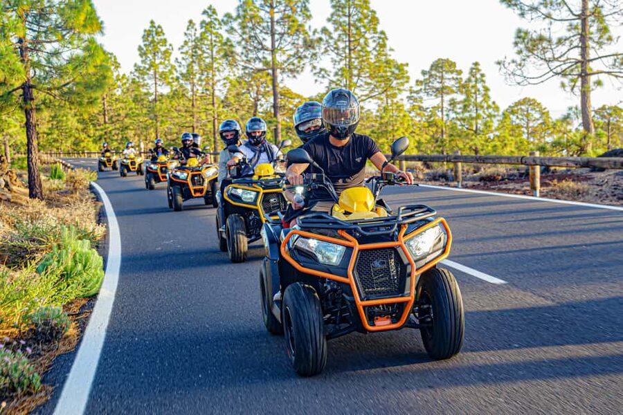 Tenerife: Teide Mountain On-Road Guided Quad Tour with drink - Drop-off at multiple Tenerife locations: plan for a last-mile wait