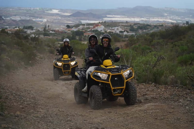 Tenerife: Teide National Park Sunset Quad Tour - Pino Gordo, Vilaflor: first riding time in pine air