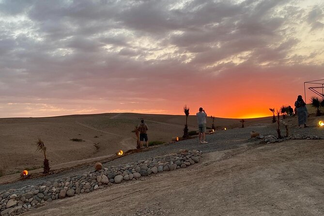 The Agafay Desert: Quad, Dromedary, Dinner and Show - Campfire, Pool Time, and the Way the Evening Winds Down