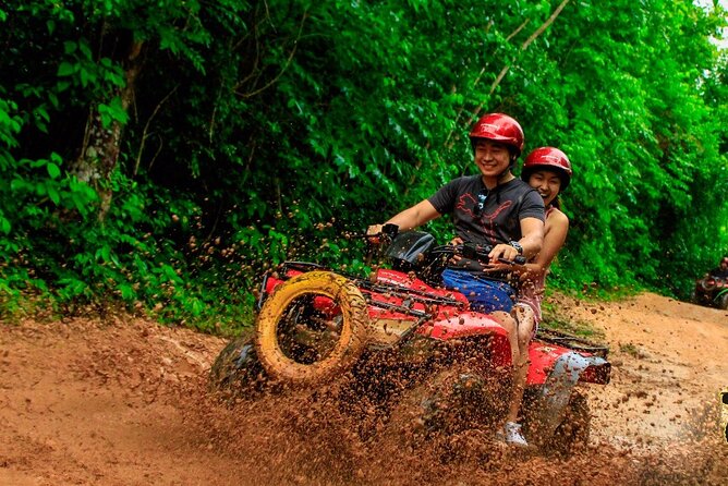 The Best Adrenaline Park! ATV´s Ziplines & Cenote swim experience from Cancun - The ATV ride through the Mayan jungle: fun, but know what to expect
