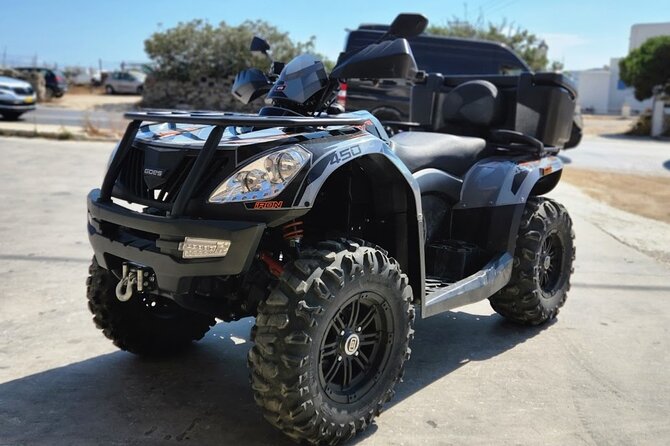 THE ORIGINAL Rent an ATV/QUAD 450cc and explore mykonos on wheels - A 450cc ATV rental that fits Mykonos’s tight streets