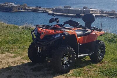 THE ORIGINAL Rent an ATV/QUAD 450cc and explore mykonos on wheels - Pickup at port, airport, or your hotel (so you keep your day)