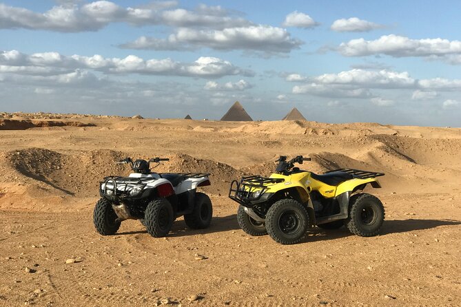 Top Private All Inc-Pyramids,Camel,Quad Bike,Inside Pyramid&Lunch - Quad bike desert safari: where the tour turns into an adventure day