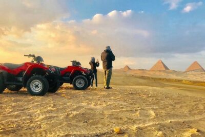Top rated ATV quad bike at the Desert of Giza Pyramids - Getting There: Hotel Pickup and the Drive Out of the City