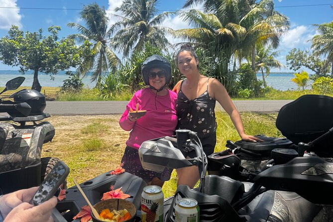 Trip to the heart of Tahaa Safari Mountains in Quad / ATV - Stop 3 in Tahaa: belvederes for viewpoints you’ll actually use