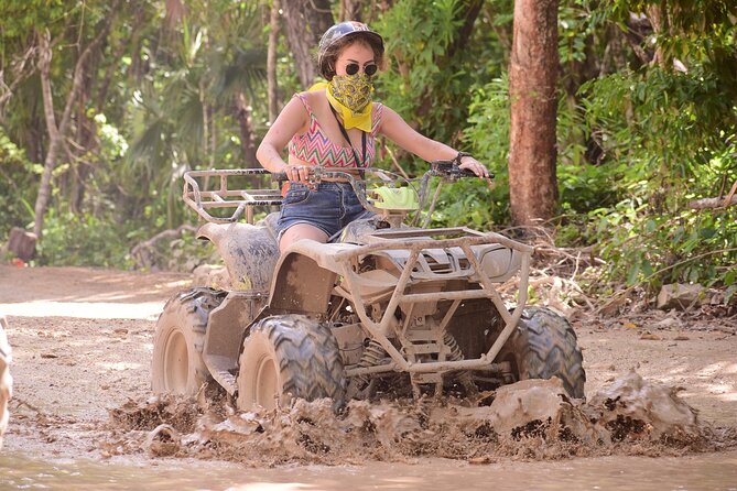 Tulum Extreme Mayan Adventure with ATV, Zipline and Cenote - Cenote Swim and Snorkel: The Underground Cool-Down You Came For
