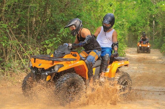 Tulum Extreme Mayan Adventure with ATV, Zipline and Cenote - Zipline Circuit Over Tulum Jungle, Including a 1 km Evolution