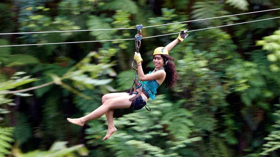 Ubud: ATV Quad Bike & Zip-Line Adventure with Meal - Zip-line over Tegalalang: what the flying fox moment feels like