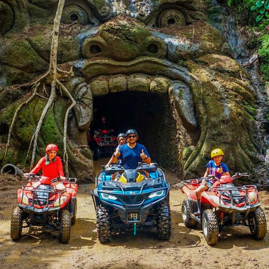 Ubud Bali ATV Alasan Adventure Gorila Cave & Cretya Pool Bar - Training Track and Bamboo Forest: where your confidence forms