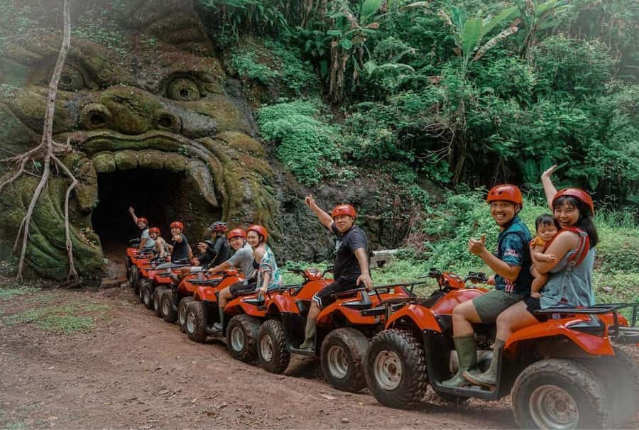 Ubud Bali ATV Alasan Adventure Gorila Cave & Cretya Pool Bar - Cretya Sunset Pool Bar finale: rice-field views and a real reset