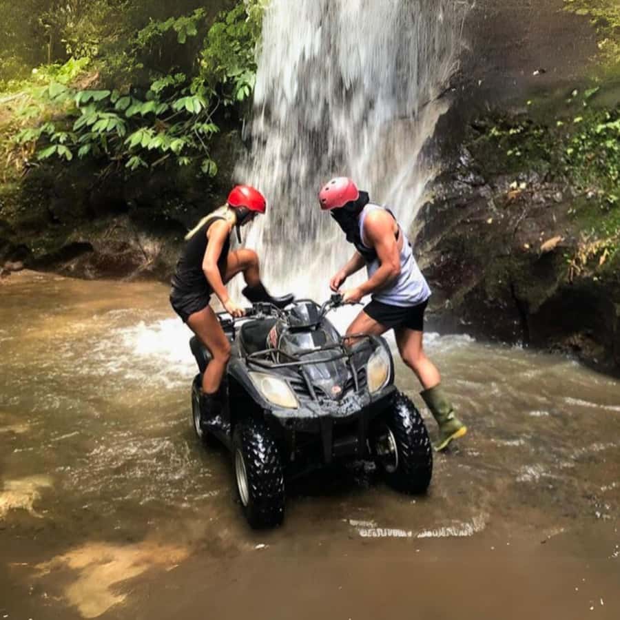 Ubud Bali: Kuber ATV Quad Bike with Long Tunnel & Waterfalls - Kuber ATV in Ubud: jungle, rice fields, and the big wow-stops