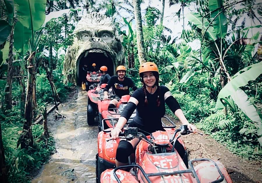 Ubud: Gorilla Face ATV Quad Bike Adventure with Lunch - First stop: arriving at the ATV base camp in Ubud