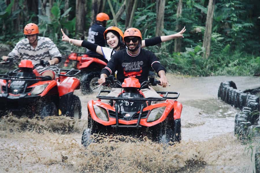 Ubud: Gorilla Face ATV Quad Bike Adventure with Lunch - ATV training and safety gear that actually prepares you