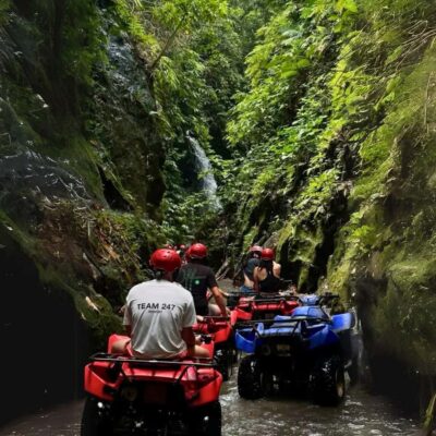Ubud: Jungle, Waterfall, and Tunnel ATV Tour & Lunch Options - From irrigation canals to mud runs: what your driving time feels like