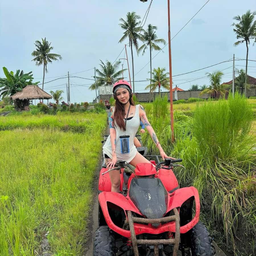 Ubud: Quad ATV Waterfalls & Barong Caves - Waterfalls and rivers: the stops that change the whole ride