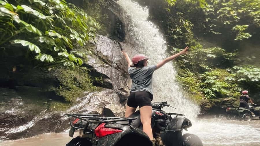 Ubud Quad Bike Tour with Waterfall, Long Tunnel, and Lunch - Key highlights to look for